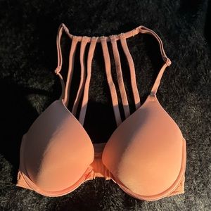 PINK front clasp push up 32D